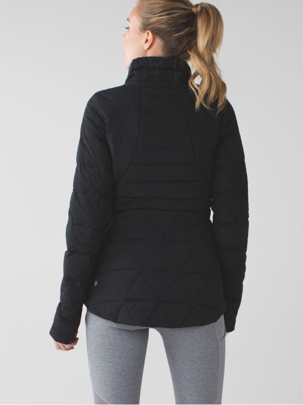 Lululemon Fluffed Up Jacket Black Puffer Coat 8